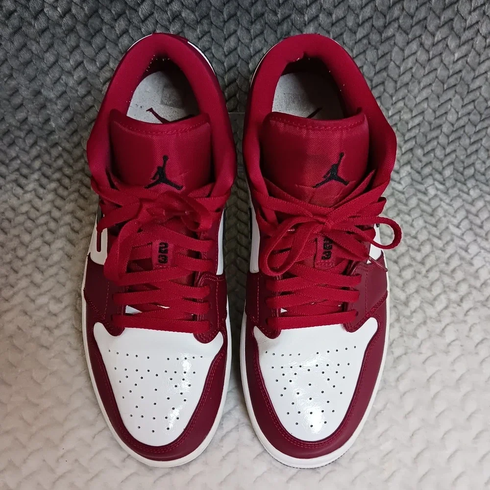 Air Jordan 1 Low Noble Red Men's Sneakers Shoes Size 11